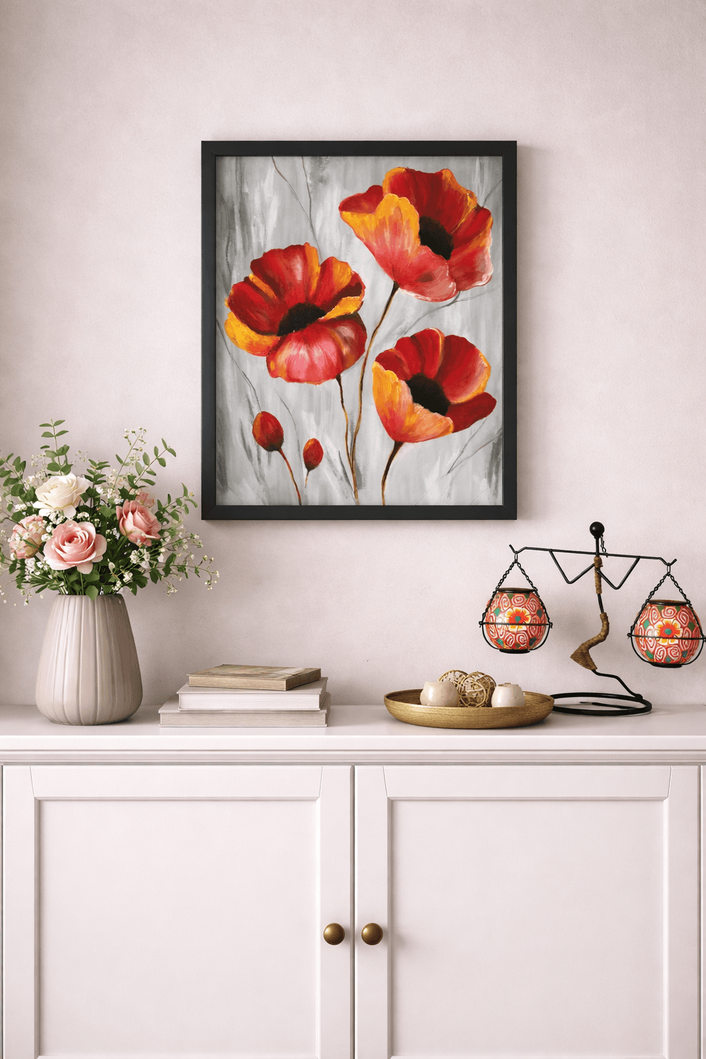 Fire in Stillness - staged