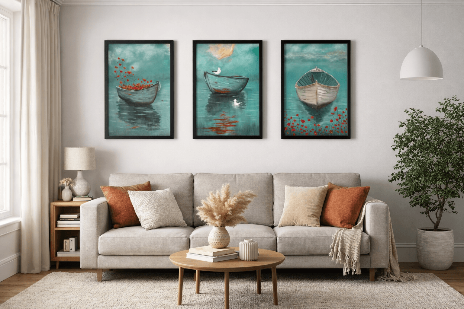 Where Flowers Drift - staged